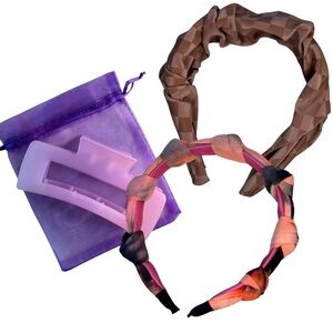 🦄Unicorn Rider Vibe Capsule: Two Headbands & One Biggie Claw